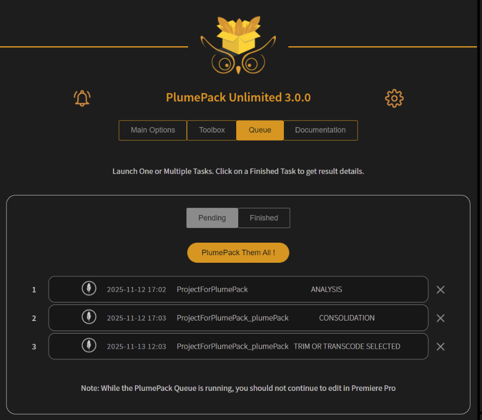 PlumePack_Queue_Pending