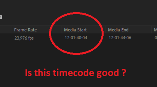 Blackmagic RAW (BRAW) Wrong Timecode Issue in Adobe CC