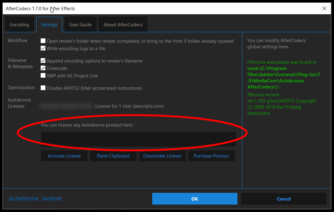 AfterCodecs_Settings