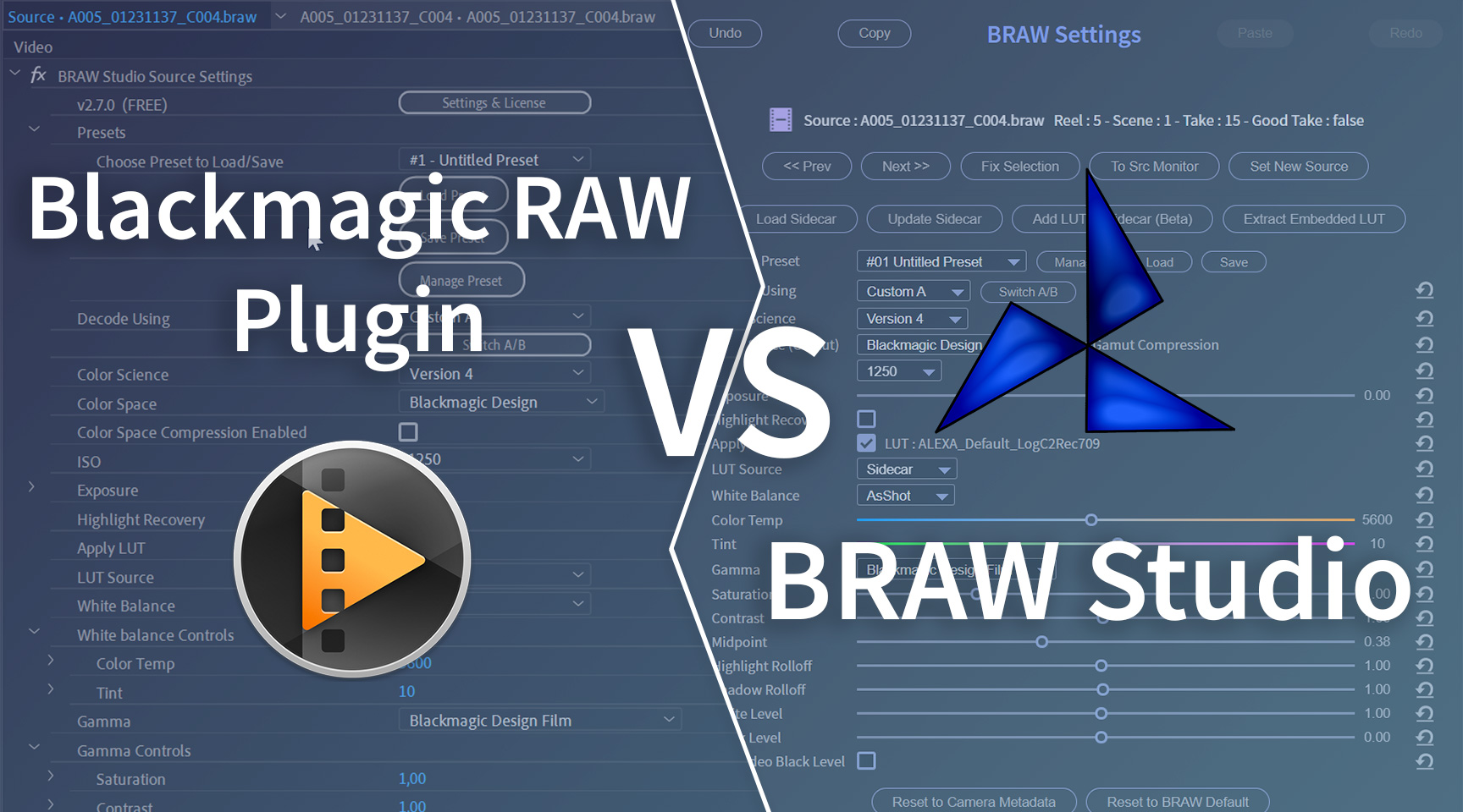 Blackmagic RAW Plugin and BRAW Studio - What's the difference ?