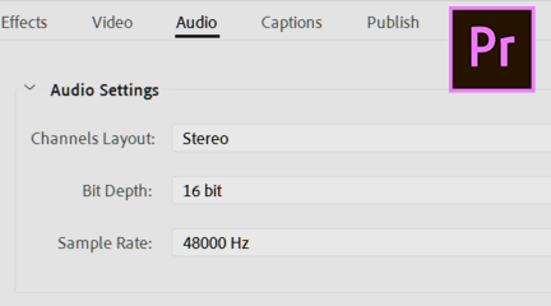 Exporting/Importing Mono, Stereo and 5.1 in Premiere Pro