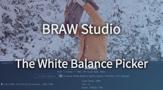 Fast Color Correct with the BRAW Studio White Balance Picker
